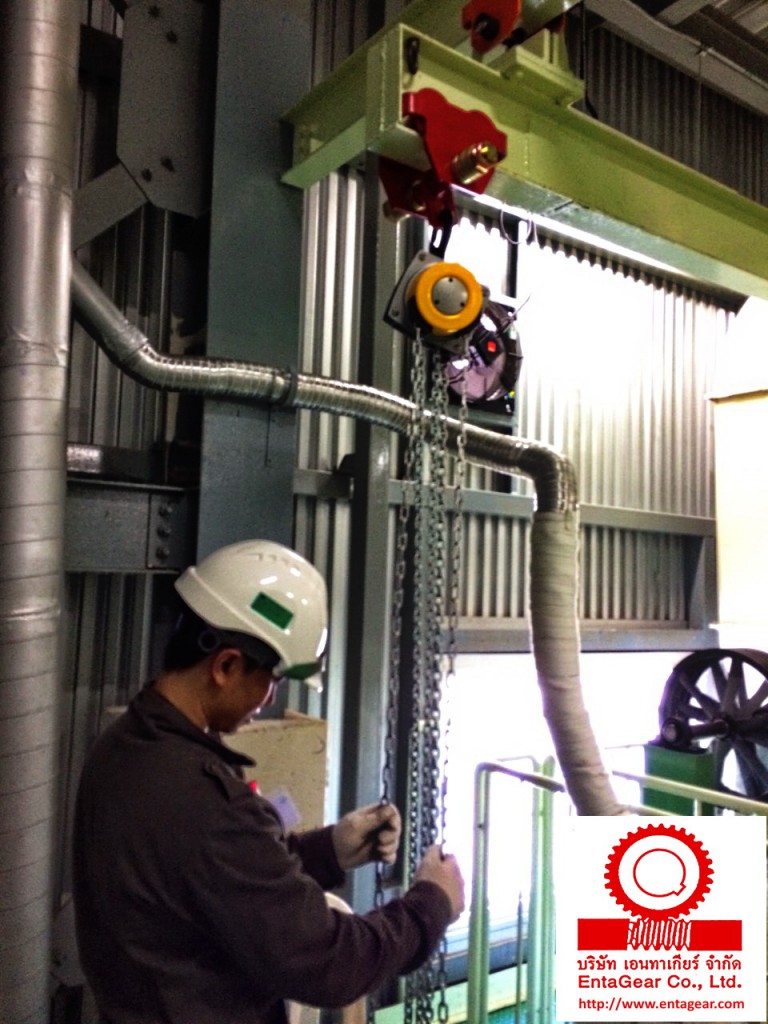 Installation of Yalelift 360 Hand Chain Hoist 1 Ton » Entagear Co., Ltd.