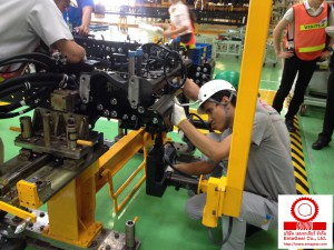 ติดตั้ง Atlas Copco Electric Nutrunner Tools สำหรับ Assembly Line ส่วนงาน Frame Assy