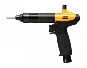 LUM12 HRF2 : Pneumatic pistol balanced grip shut-off screwdriver with trigger start and multiple air inlets